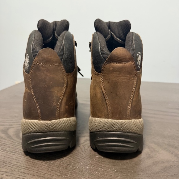 Hi-Tec Mens Altitude II Waterproof Hiking Mid Top Brown Boots Size 11 - Picture 4 of 9